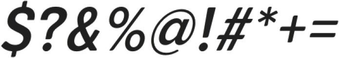 Alaturka 2023 Narrow Medium Italic otf (500) Font OTHER CHARS