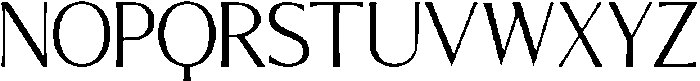 Alba Ophezia Regular otf (400) Font UPPERCASE