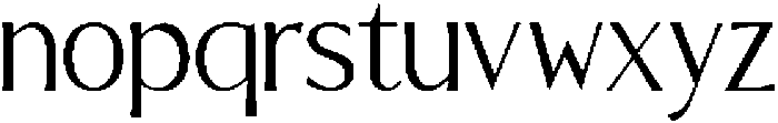 Alba Ophezia Regular otf (400) Font LOWERCASE