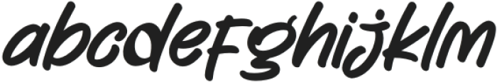 Albagir Italic Regular otf (400) Font LOWERCASE