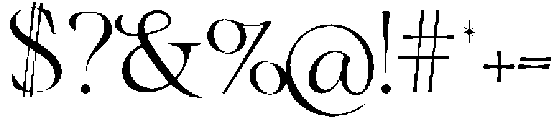 Albano Display otf (400) Font OTHER CHARS