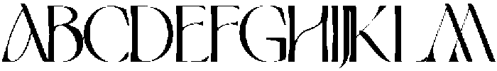 Albano Display otf (400) Font UPPERCASE