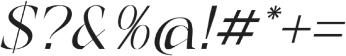 Albegos Italic otf (400) Font OTHER CHARS