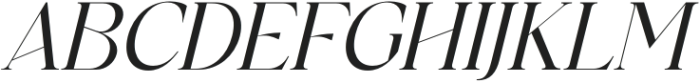 Albegos Italic otf (400) Font UPPERCASE