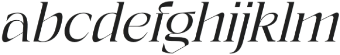 Albegos Italic otf (400) Font LOWERCASE