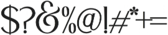 Alberobello Serif otf (400) Font OTHER CHARS