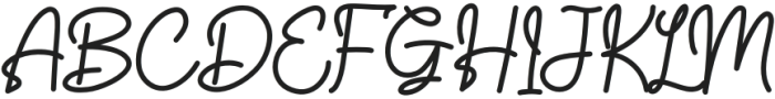 AlbertosRegular otf (400) Font UPPERCASE