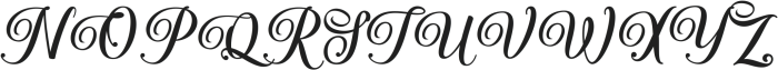 Albertya Regular ttf (400) Font UPPERCASE