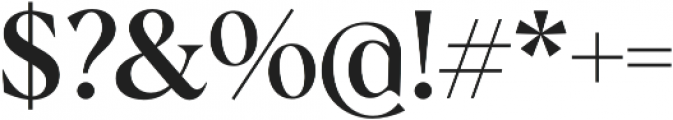 Albra Medium otf (500) Font OTHER CHARS