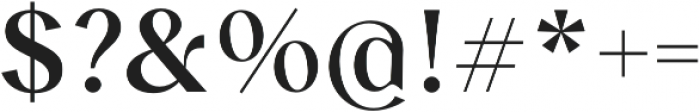 Albra Sans Medium otf (500) Font OTHER CHARS