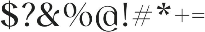 Albra Sans Regular otf (400) Font OTHER CHARS