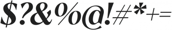 Albra Semi Italic otf (400) Font OTHER CHARS