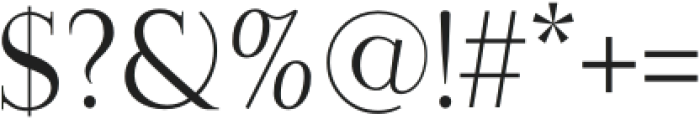 Alcantera Serif SS otf (400) Font OTHER CHARS