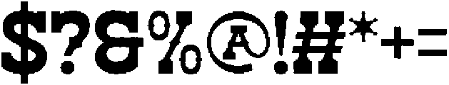 Alchemy Rustic Rough otf (400) Font OTHER CHARS