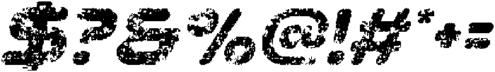 Aldercy Rounded Stamp Italic otf (400) Font OTHER CHARS