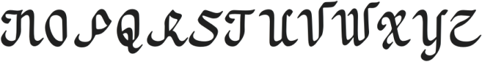 Aldinare Regular otf (400) Font UPPERCASE