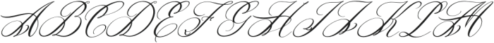 Aldyn Heart Italic otf (400) Font UPPERCASE