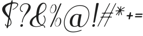 AleaScriptSlant-Regular otf (400) Font OTHER CHARS