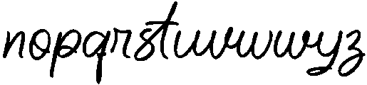 Aleandra on the Soundwaves Reg otf (400) Font LOWERCASE