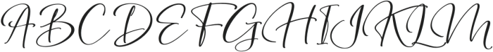 Aleani Italic otf (400) Font UPPERCASE