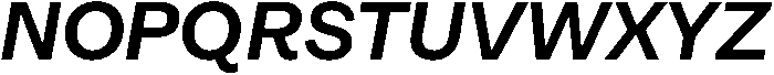 Alecrim Bold It otf (700) Font UPPERCASE