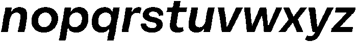 Alecrim Bold It otf (700) Font LOWERCASE