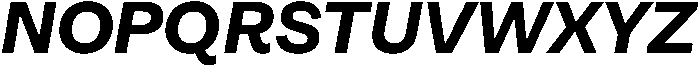 Alecrim ExtraBold It otf (700) Font UPPERCASE