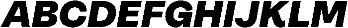 Alecrim Heavy It otf (800) Font UPPERCASE