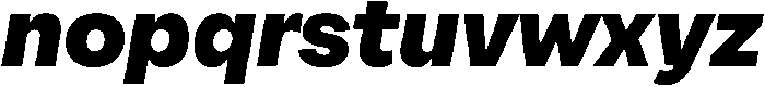 Alecrim Heavy It otf (800) Font LOWERCASE
