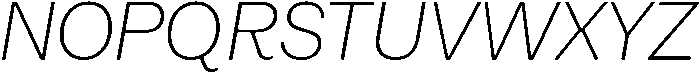 Alecrim Light It otf (300) Font UPPERCASE