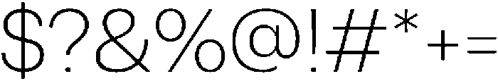 Alecrim Light otf (300) Font OTHER CHARS