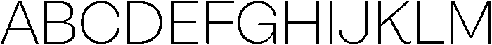 Alecrim Light otf (300) Font UPPERCASE