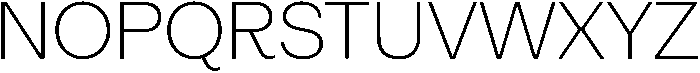 Alecrim Light otf (300) Font UPPERCASE