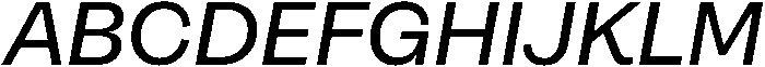 Alecrim Medium It otf (500) Font UPPERCASE