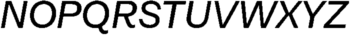 Alecrim Medium It otf (500) Font UPPERCASE