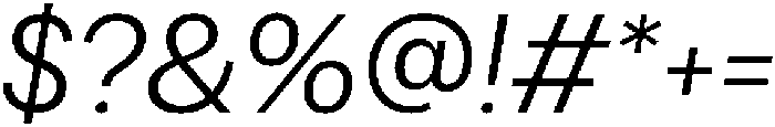 Alecrim Regular It otf (400) Font OTHER CHARS
