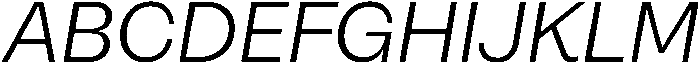 Alecrim Regular It otf (400) Font UPPERCASE