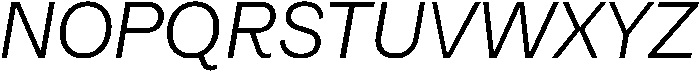 Alecrim Regular It otf (400) Font UPPERCASE