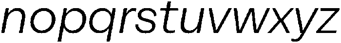 Alecrim Regular It otf (400) Font LOWERCASE