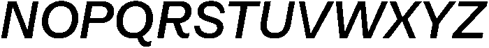 Alecrim SemiBold It otf (600) Font UPPERCASE