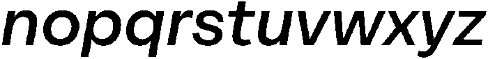 Alecrim SemiBold It otf (600) Font LOWERCASE