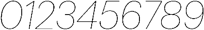 Alecrim Thin It otf (100) Font OTHER CHARS
