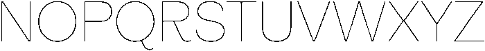 Alecrim Thin otf (100) Font UPPERCASE