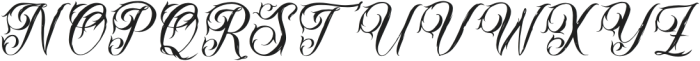 Aledysam Syeltania otf (400) Font UPPERCASE