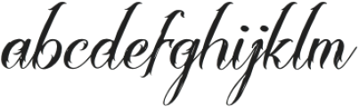 Aledysam Syeltania otf (400) Font LOWERCASE