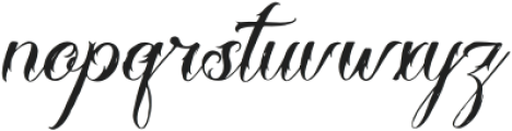 Aledysam Syeltania otf (400) Font LOWERCASE