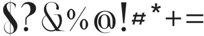 Aleesya Serif Bold otf (700) Font OTHER CHARS