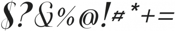 Aleesya Serif BoldItalic otf (700) Font OTHER CHARS