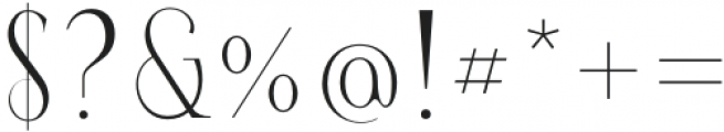 Aleesya Serif ExtraLight otf (200) Font OTHER CHARS