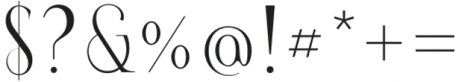 Aleesya Serif Light otf (300) Font OTHER CHARS